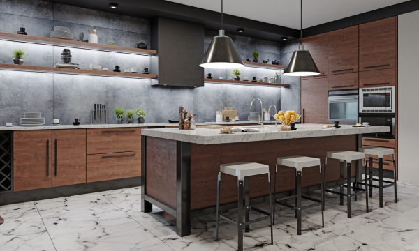 Solid Dark Wood
