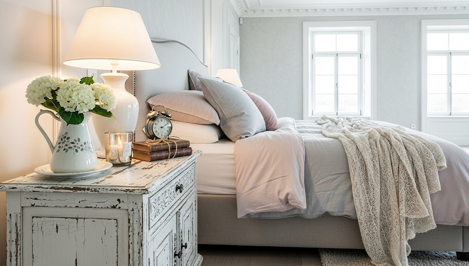 How to make a shabby chic bedside table