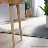 Solid Wood - Console Table - 78cm Height - Wooden Legs - Drawer Storage | Traditional Finish - Petalwood Interiors