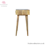 Hand-Made Solid Wood - Console Table - 78cm Height - 2 Drawers | Versatile Design - Petalwood Interiors
