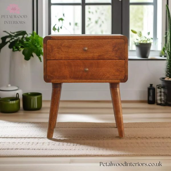 Wood-finished Nightstand store