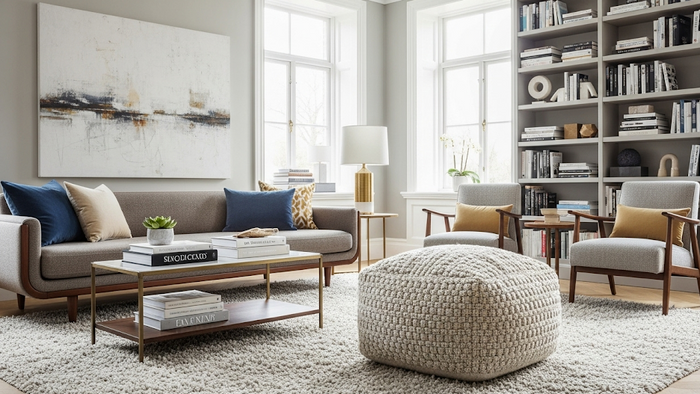 footstools and sofa height guide