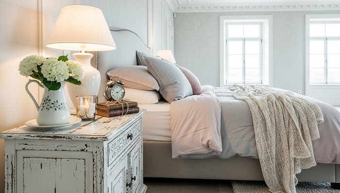 How to make a shabby chic bedside table