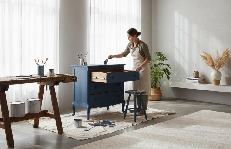 How to paint a chest of drawers