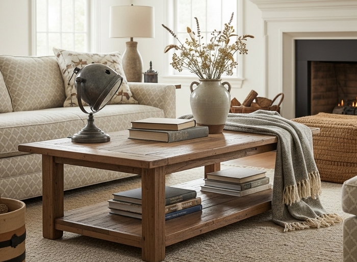 rustic style coffee table design guide interiors