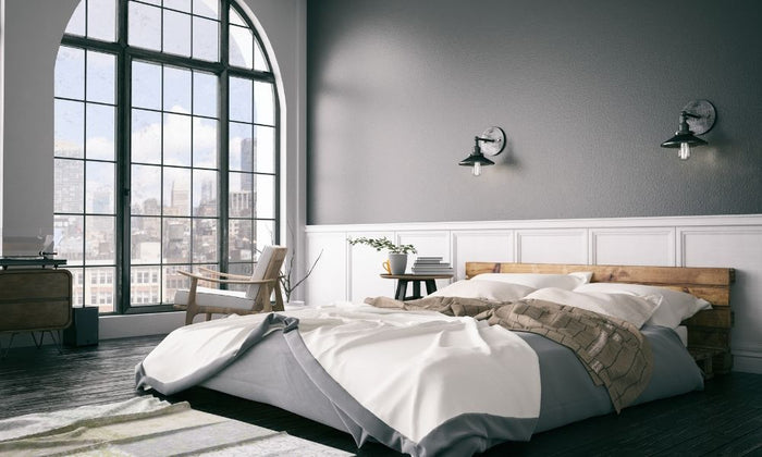 Bedside tables taller than bed styling guide