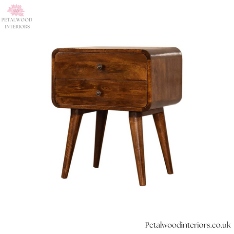 Curved Bedside Table Collection
