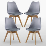 Dining Chair Scandinavian Faux Leather 83cm