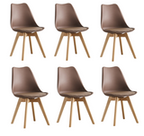 Dining Chair Scandinavian Faux Leather 83cm