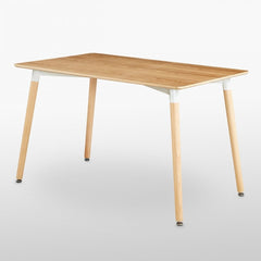 4–6 Seater Dining Table - Halo Wooden Legs - 120cm