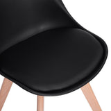 Dining Chair Scandinavian Faux Leather 83cm