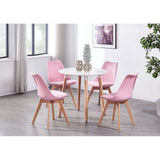 Dining Chair Scandinavian Faux Leather 83cm
