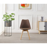 Dining Chair Scandinavian Faux Leather 83cm