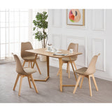Dining Chair Scandinavian Faux Leather 83cm