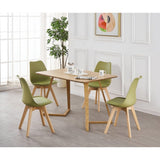 Dining Chair Scandinavian Faux Leather 83cm