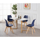 Dining Chair Scandinavian Faux Leather 83cm