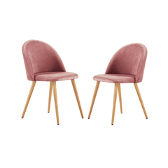 Lucia Velvet Dining Chairs - Set of 2
