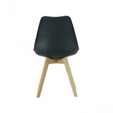 Round Dining Set Grey Fabric 80cm