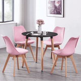 Dining Chair Scandinavian Faux Leather 83cm