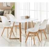Dining Chair Scandinavian Faux Leather 83cm