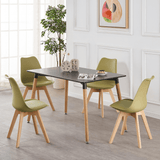 Dining Chair Scandinavian Faux Leather 83cm