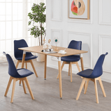 Dining Chair Scandinavian Faux Leather 83cm