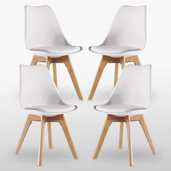 Dining Chair Scandinavian Faux Leather 83cm