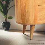 Solid Wood - Mini Cabinet - 3 Drawers | Timeless Design - Petalwood Interiors