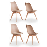 Dining Chair Scandinavian Faux Leather 83cm