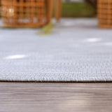 Ecology Grey Outdoor Rug - Flat Pile, Weather-Resistant