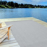 Ecology Grey Outdoor Rug - Flat Pile, Weather-Resistant
