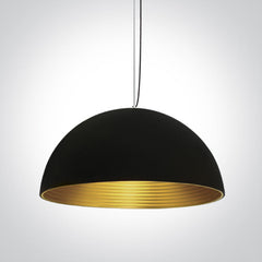 Aluminium Bowl Shade Pendant Light - 160 cm Suspension