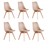 Dining Chair Scandinavian Faux Leather 83cm