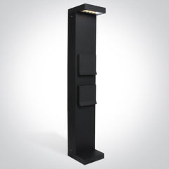 8W LED Bollard With Sockets - 67508B