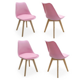 Dining Chair Scandinavian Faux Leather 83cm