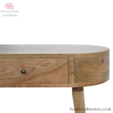 Solid Wood - Console Table - 78cm Height - Wooden Legs - Drawer Storage | Traditional Finish