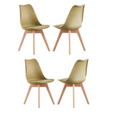 Dining Chair Scandinavian Faux Leather 83cm