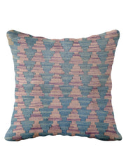Afghan Kilim Wool Cushion Cover – One of a Kind – 45 × 45 cm – Ref 80