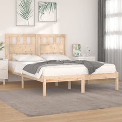 Solid Pine Wood Super King Bed Frame with Headboard | 180x200cm