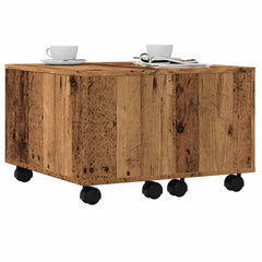 Coffee Table - Old Wood - 60 x 60 x 38 cm