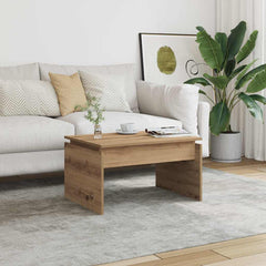 Artisan Oak Coffee Table - 68 x 50 x 38 cm - Wood