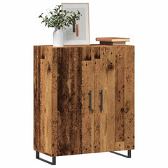 Old Wood Sideboard | Storage Cabinet with Metal Legs | 69.5cm