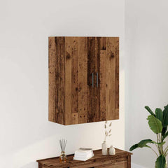 Wall Mounted Cabinet - Old Wood - 69.5 x 34 x 90 cm