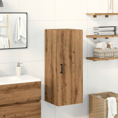 Artisan Oak Wall Mounted Cabinet - Floating Storage Unit - 90cm