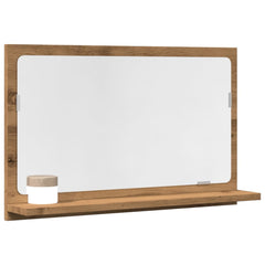 Artisan Oak Bathroom Mirror Cabinet | Wall-Mounted Storage | 60cm