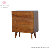Solid Wood - Chest of Drawers - 3 Drawers | Timeless Design - Petalwood Interiors