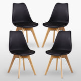 Dining Chair Scandinavian Faux Leather 83cm