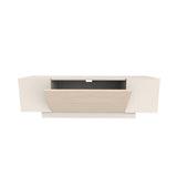 Engineered Wood TV Unit - Victor Modern 150cm, Closed Storage & Oak-Effect Panel