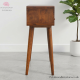 Dark Solid Wood - Console Table - Hallway & Entrance Table - Petalwood Interiors - Side 1