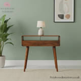 Dark Solid Wood - Console Table - Hallway & Entrance Table - Petalwood Interiors - Back